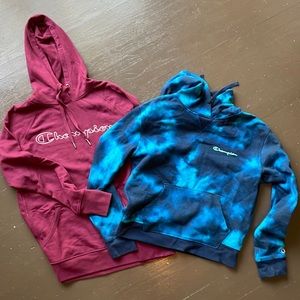 TWO Women’s Champion hoodies NEVER WORN